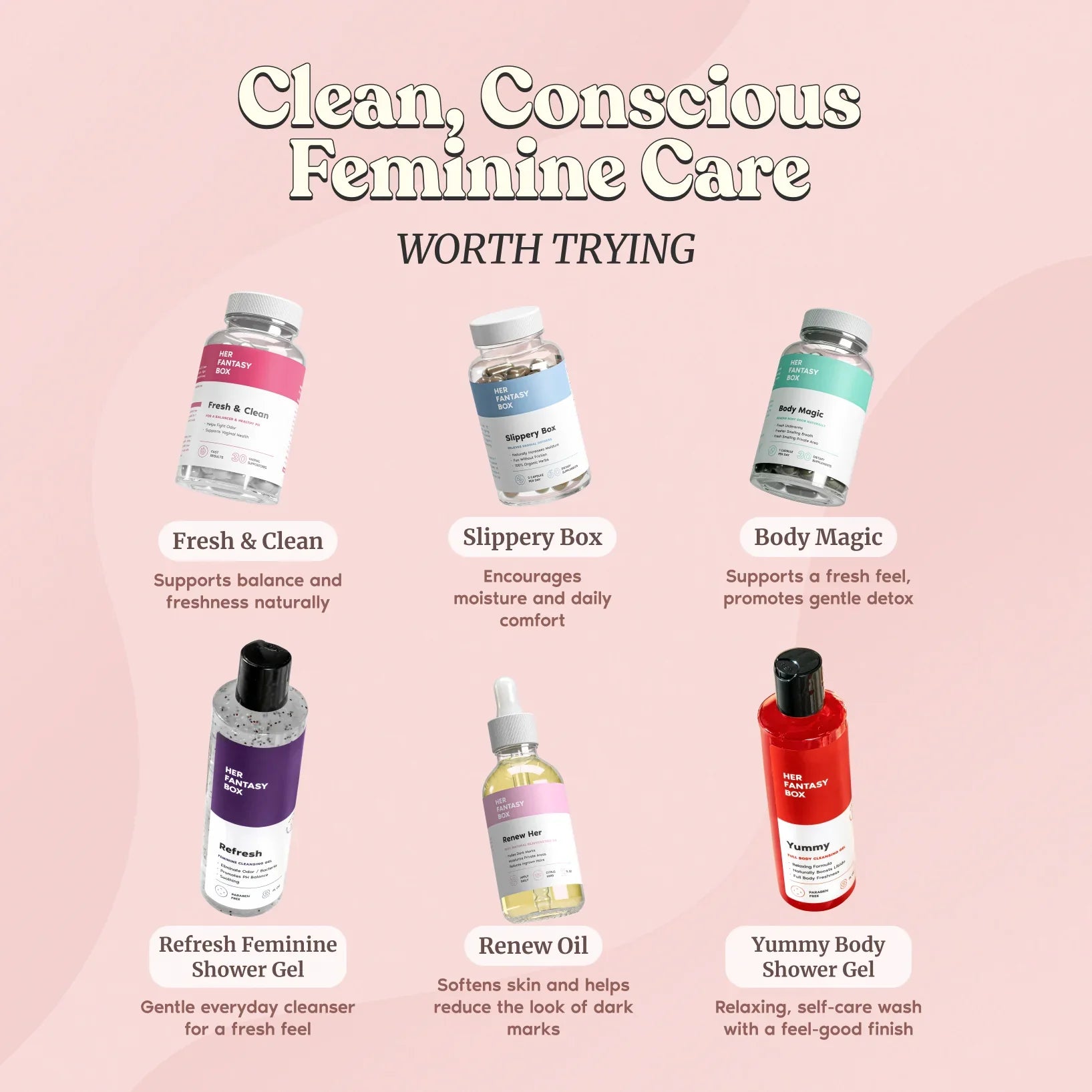Her Fantasy Bundle - Vaginal Care Products